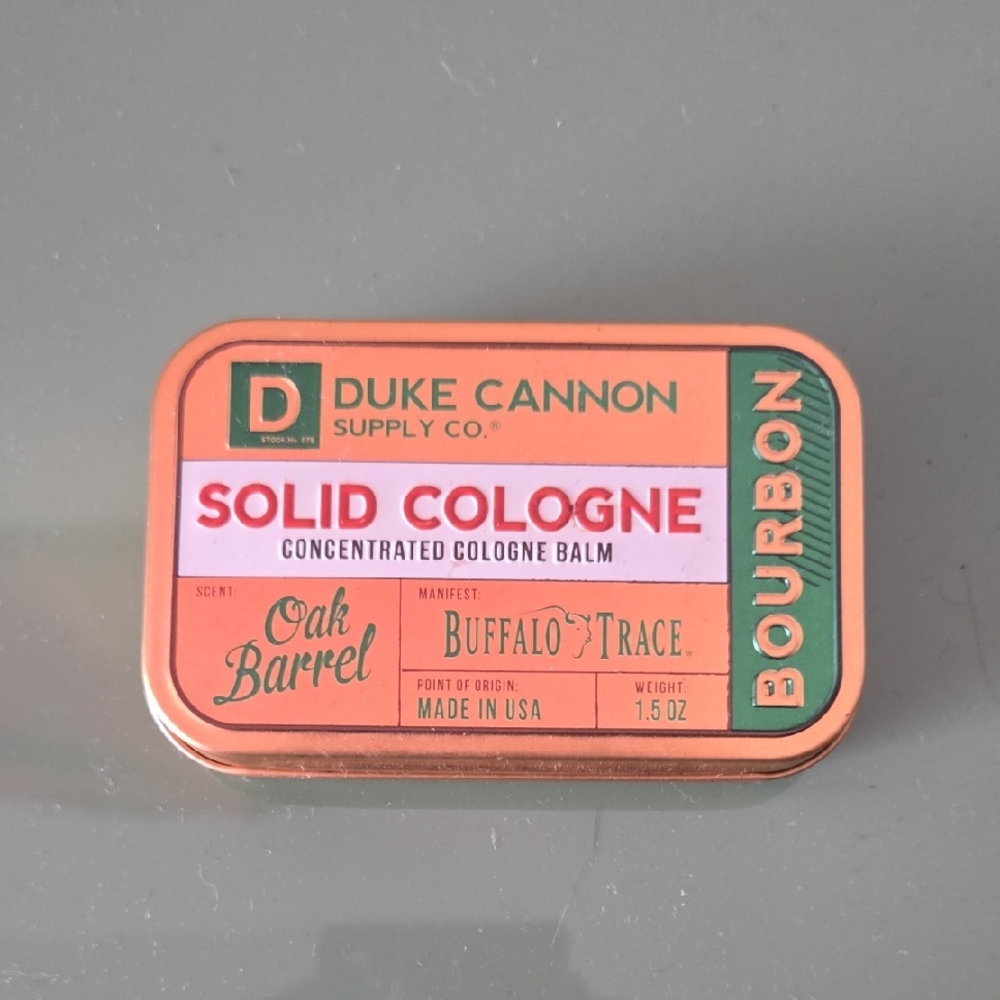 Duke Cannon Solid Cologne - Bourbon